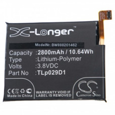 Batteria per Alcatel One Touch 3 Dual SIM, 2800 mAh