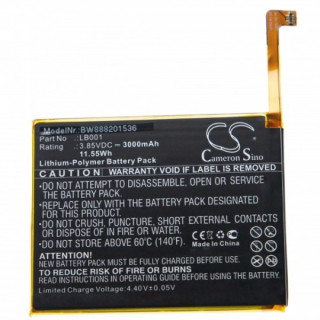 Batteria per Lenovo K320T, 3000 mAh