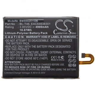 Batteria per LG V60 ThinQ, BL-T46, 4900 mAh