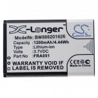 Batteria per AVM Fritz!Fon C6, 1200 mAh