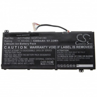 Batteria per Acer Spin 3 SP314-52 / TravelMate X3410-M, 5300 mAh