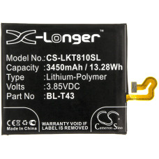 Batteria per LG G8S ThinQ / G810, BL-T43, 3450 mAh