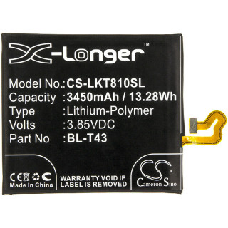 Batteria per LG G8S ThinQ / G810, BL-T43, 3450 mAh