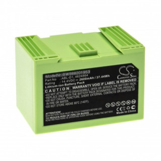 Batteria per iRobot Roomba E5 / E6 / I3 / I7 / I8, Li-Ion, 2600 mAh Batteria per iRobot Roomba E5 / E6 / I3 / I7 / I8, Li-Ion, 2600 mAh