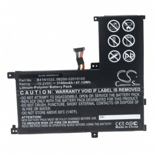 Batteria per Asus Q504U, B41N1532, 3100 mAh