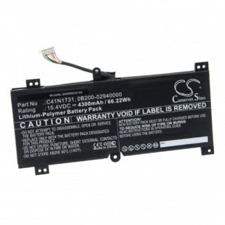 Batteria per Asus GL504GV / G515GV / G715GV / GL764GW, C41N1731, 4300 mAh Batteria per Asus GL504GV / G515GV / G715GV / GL764GW, C41N1731, 4300 mAh