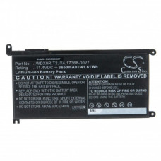 Batteria per Dell Inspiron 5378 / Latitude 3490, WDX0R, 3650 mAh Batteria per Dell Inspiron 5378 / Latitude 3490, WDX0R, 3650 mAh