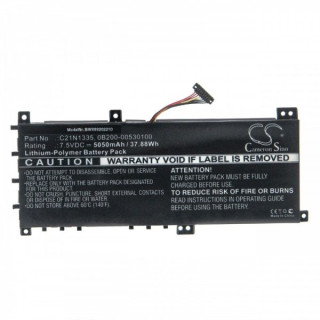 Batteria per Asus VivoBook S451, C21N1335, 5050 mAh