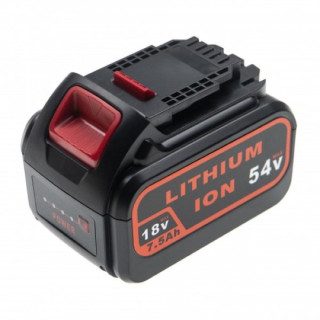 Batteria per DeWalt DCB546 / DCB547 / DCB548, 54 V / 18 V, 2.5 Ah / 7.5 Ah