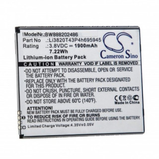 Batteria per ZTE Blade Vantage 2, 1900 mAh