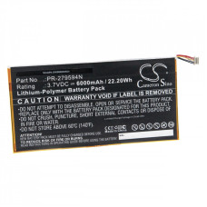 Batteria per Acer Iconia One 10 / B3-A20, connetore 6-pin, 6000 mAh