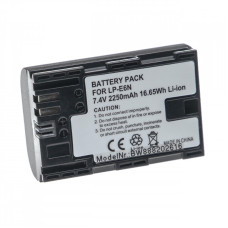 Batteria LP-E6 / LP-E6N za Canon EOS 5D Mark III / EOS 5D Mark II / EOS 7D, 2250 mAh Batteria LP-E6 / LP-E6N za Canon EOS 5D Mark III / EOS 5D Mark II / EOS 7D, 2250 mAh