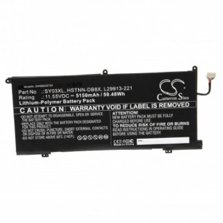 Batteria per HP Chromebook X360 14-DA / X360 14 G1, SY03XL, 5150 mAh
