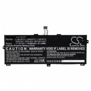 Batteria per Lenovo ThinkPad X390 Yoga, 4100 mAh Batteria per Lenovo ThinkPad X390 Yoga, 4100 mAh