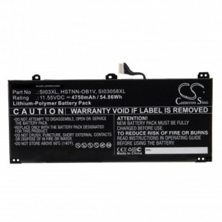 Batteria per HP Chromebook X360 14-B, 4750 mAh