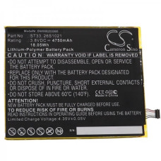 Batteria per Amazon Kindle Fire HD 8, 4750 mAh