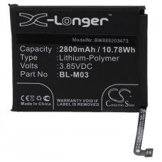Batteria per LG K22 / K22 Plus, 2800 mAh