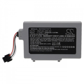 Batteria per Nintendo Wii U Gamepad 8GB, WUP-002, 2450 mAh