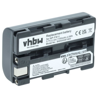 Batteria NP-FS20 / NP-FS21 per Sony CCD-CR1 / DCR-PC1 / DSC-F55K, 1100 mAh Batteria NP-FS20 / NP-FS21 per Sony CCD-CR1 / DCR-PC1 / DSC-F55K, 1100 mAh