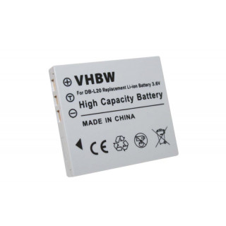Batteria DB-L20 per Sanyo Xacti DMX-C1 / VPC-C1 / VPC-J1, 550 mAh
