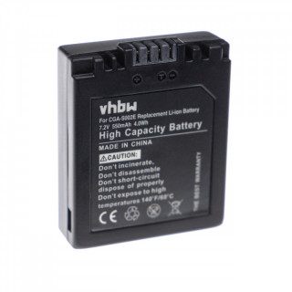 Batteria CGA-S002 per Panasonic Lumix DMC-FZ1 / DMC-FZ5 / DMC-FZ20, 550 mAh