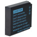 Batteria CGA-S005 per Panasonic Lumix DMC-FC01 / DMC-FX8 / DMC-LX1, 750 mAh
