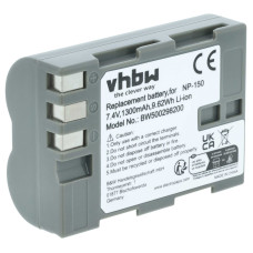 Batteria NP-150 per Fuji FinePix S5 Pro, 1300 mAh