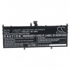 Batteria per Lenovo Yoga C640-13IML, 7550 mAh