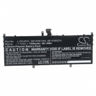 Batteria per Lenovo Yoga C640-13IML, 7550 mAh