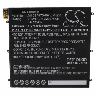 Batteria per Microsoft Surface Book 1938, 2200 mAh