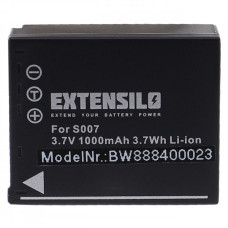 Batteria CGA-S007 per Panasonic Lumix DMC-TZ5 / DMC-TZ4 / DMC-TZ3, 1000 mAh Batteria CGA-S007 per Panasonic Lumix DMC-TZ5 / DMC-TZ4 / DMC-TZ3, 1000 mAh