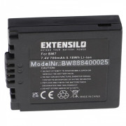 Batteria CGA-S002 per Panasonic Lumix DMC-FZ1 / DMC-FZ5 / DMC-FZ20, 700 mAh