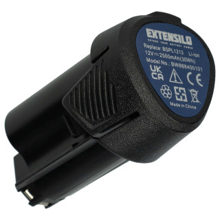 Batteria per Ryobi BSPL1213, 12 V, 2.5 Ah