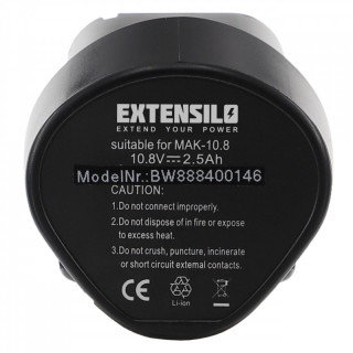 Batteria per Makita BL1013, 10.8 V, 2.5 Ah