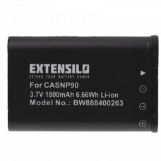 Batteria NP-90 per Casio Exilim EX-H10 / EX-H15 / EX-H20G / EX-FH100, 1800 mAh Batteria NP-90 per Casio Exilim EX-H10 / EX-H15 / EX-H20G / EX-FH100, 1800 mAh