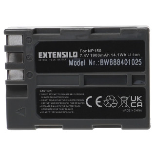 Batteria NP-150 per Fuji FinePix S5 Pro, 1900 mAh
