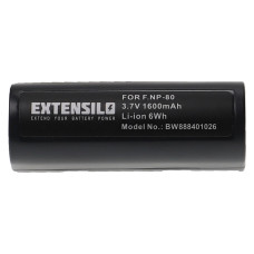Batteria NP-80 per Fuji Finepix 1300 / 1400 / 4800 / 6800, 1600 mAh