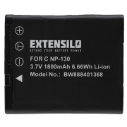 Batteria NP-130 per Casio Exilim EX-H30 / EX-ZR100 / EX-ZR200, 1800 mAh Batteria NP-130 per Casio Exilim EX-H30 / EX-ZR100 / EX-ZR200, 1800 mAh