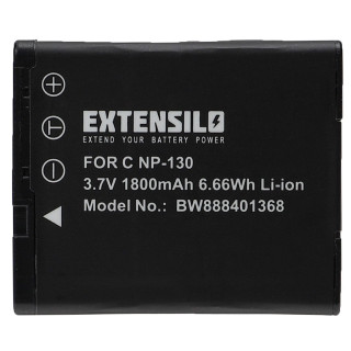 Batteria NP-130 per Casio Exilim EX-H30 / EX-ZR100 / EX-ZR200, 1800 mAh Batteria NP-130 per Casio Exilim EX-H30 / EX-ZR100 / EX-ZR200, 1800 mAh