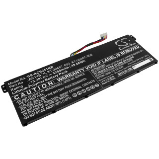 Batteria per Acer Aspire 5 A515 / Spin 5 SP515 / Swift 3 SF314, AC14B7K, 3250 mAh Batteria per Acer Aspire 5 A515 / Spin 5 SP515 / Swift 3 SF314, AC14B7K, 3250 mAh