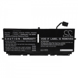 Batteria per Dell XPS 13 9300 / XPS 13 9310 / 13 9380, 6840 mAh Batteria per Dell XPS 13 9300 / XPS 13 9310 / 13 9380, 6840 mAh