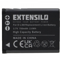 Batteria D-LI88 per Pentax Optio E71 / H90 / P70 / P80 / W90 / WS80, 700 mAh Batteria D-LI88 per Pentax Optio E71 / H90 / P70 / P80 / W90 / WS80, 700 mAh