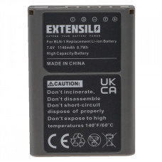 Batteria PS-BLN1 per Olympus OM-D / E-M5 / Pen E-P5, 1140 mAh Batteria PS-BLN1 per Olympus OM-D / E-M5 / Pen E-P5, 1140 mAh