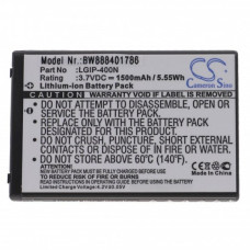 Batteria per LG Optimus C / M / S / T / U / VLG, 1500 mAh