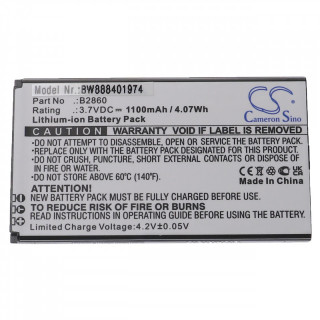 Batteria per Wiko F200, 1100 mAh