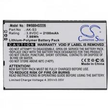 Batteria per Emporia Smart.3, AK-S3, 2100 mAh