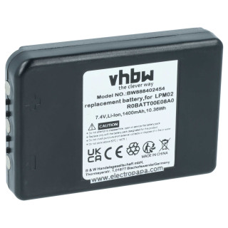 Batteria per Autec AJM / DJS / FJM, LPM02, 1400 mAh