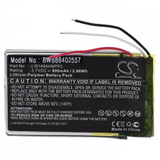 Batteria per Sony MDR-HW700DS, 800 mAh