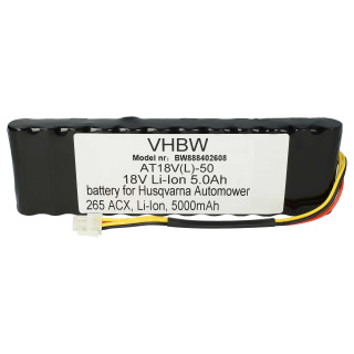 Batteria per Husqvarna Automower 265 / 265 ACX, 18 V, 5.0 Ah