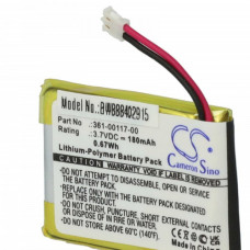 Batteria per Garmin Approach S10 / S20 / X40, 180 mAh